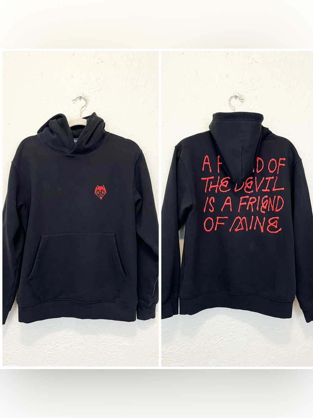 Grateful Dead Section 119 Hoodie Black Friend of the Devil RARE Small S
